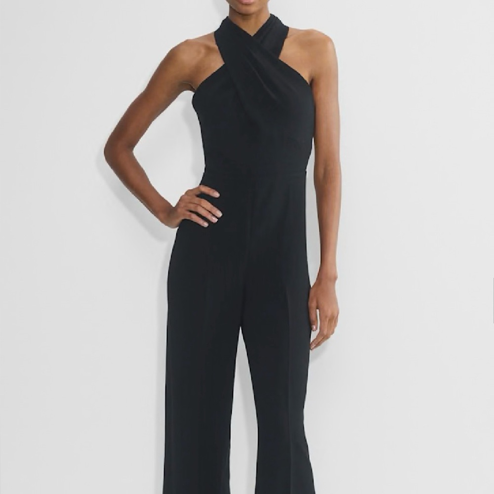 Eliza J Black Halter Jumpsuit